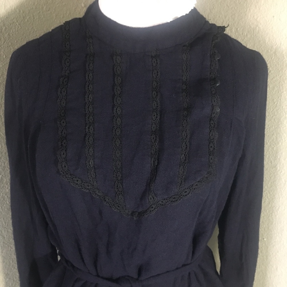 Zara Dark Blue Blouse